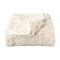 Lavish Home Throw Blanket for the Couch Luxurious, Soft Faux Fur Fluffy Comforter, Long Pile Blanket, White 66-THROW030 - alternate 2