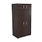Homeroots 32" Espresso Melamine Mirrored Combo Dresser 249833 - alternate 4