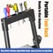Wrightmaster 5.3 ft. Steel Step Ladder, 10 ft. Reach w/Tool Rack and Silent Rotating Shaft 300 lb. Capacity ZoroGJTL6H - alternate 2