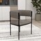 Leisuremod Cyril Collection Modern Chair in Charcoal CDC22CH - alternate 2