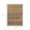 Homeroots 9' X 12' Khaki And Beige Geometric Washable Indoor Outdoor Area Rug 630505 - alternate 2