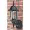 Heath-Zenith Black Incandescent Dusk-To-Dawn/Motion Activated Outdoor Wall Light Fixture HZ-4192-BKA - alternate 2