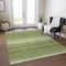 Homeroots 3' X 5' Green And Ivory Abstract Washable Indoor Outdoor Area Rug 599952 - alternate 2