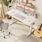 Simple Deluxe Electric Standing Desk, Adjustable Height Stand up Desk, 24x48 Inches Sit Stand up Desk with Cable 3A88TDESKP4824V3WHT - alternate 2