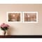 Homeroots Set Of Two Full Moon I and II 1 White Framed Print Wall Art, 2PK 407188 - alternate 2