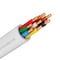 Syston Cable Technology 18/8 Thermostat HVAC Heating Cable Wire, 18 AWG 8 Conductors Solid Copper CL3R/CMR/FT4, 100 FT White 7537-100WH - alternate 1