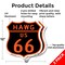 Signmission Hawg Us 66, 12 inch X 12 inch, Aluminum Metal Sign, 2PK SHI-A-2PACK-12-478 - alternate 3
