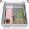 Koolmore 26 in. Gelato Dipping Cabinet Display Freezer with Sliding Glass Door and Sneeze Guard, 6 Cu. Ft. KM-GDC-26SD-FG - alternate 3
