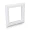 Everflow Icemaker Outlet Box Square Faceplate Replacement; White ABS SB100-1 - alternate 1