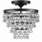Jonathan Y Toronto 13" Metal/Crystal LED Flush Mount, Oil Rubbed Bronze JYL9029A - alternate 3