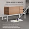 Vevor Aluminum Dunnage Rack Stationary Dunnage Rack 24" x 14" x 8" Storage Rack JC-ADR-14248-ASB - alternate 3