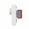 Columbus Electric Line Voltage Mechanical Thermostat For Wall, 50 to 90 Degree Analog Dial, Cool/Heat/Off, White ETD9STGS - alternate 2