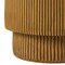 Leisuremod Eden 14 in Round Stone Side Table, Weatherproof Pedestal Base, Fully Assembled EST14BR - alternate 3
