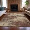 Homeroots 9' X 12' Brown And Beige Abstract Washable Indoor Outdoor Area Rug 630619 - alternate 3