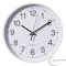 Clockswise White 8-In Analog Clock - Silent, Non-Ticking for Wall, Office Desk, Table and Shelf QI004744.WT.8 - alternate 3