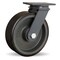 Hamilton Extended Service Swivel Caster, 10" x 3" Duralast XC Polyurethane (70D) on Cast Iron Wheel S-ES-13DT70 - alternate 1