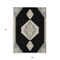 Homeroots 9' X 12' Black Gold And Gray Oriental Washable Indoor Outdoor Area Rug 598386 - alternate 2