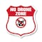 Signmission No Drone Shield Sign No Drone Zone From, 18 Inch X 18 Inch, Plastic Sign SHI-P-18-392 - alternate 1