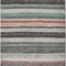 Homeroots 5' X 8' Pale Aqua Copper And Taupe Striped Washable Indoor Outdoor Area Rug 618263 - alternate 2