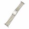 Elegani Stainless Steel Replacement Band with Clasp Compatible with Apple Watch 46mm, Steel and Yellow Gold B5LS-SYGD-46mm - alternate 1