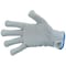 Workhorse Color-Coded Cut-Resistant Hand Protection Gloves, FDA-Compliant, A8, 13 Gauge WH A513-WHT-LGE - alternate 1