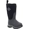 Muck Boot Co Youth Rugged II Kid's Rubber Boot, Plain Toe, 11 in Height, Black, 7 RG2-001-BLK-070 - alternate 1