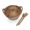 Picnic Time Family Of Brands Ciotola Large Serving Bowl with Handles, Mango Wood 873-03-511-000-0 - alternate 2
