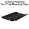 Mail Boss Mail Manager PRO Locking Post-Mount Mailbox, Black/Granite, USPS 805913 - alternate 2