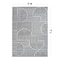 World Rug Gallery Bohemian Stripe Arch Design Area Rug 5 ft x 7 ft Cream WR35CREAM5X7 - alternate 3