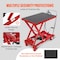 Vevor Hydraulic Lift Table Cart 330 lbs Manual Double Scissor Lift Table 50" TFD15 - alternate 2