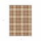 Homeroots 5' X 8' Brown Black And Beige Plaid Washable Indoor Outdoor Area Rug 597130 - alternate 3