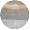 Homeroots 8' Taupe And Gray Round Abstract Washable Indoor Outdoor Area Rug 632067 - alternate 3
