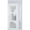 Vdomdoors Front Exterior Prehung FiberGlass Door Frosted Glass / Manux 8552 White Silk / Office Commercial an MANUX8552EXD-WS-W36 x H80-LH - alternate 1