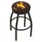 Holland Bar Stool Co 30" Blk Wrinkle Wyoming Swivel Bar Stool, Accent Ring L8B2B30Wymng - alternate 1