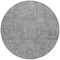 Homeroots 8' Gray And Charcoal Round Southwestern Washable Indoor Outdoor Area Rug 587064 - alternate 3