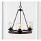 Jonathan Y Coronet 20" 3-Light Iron/Seeded Glass Rustic Farmhouse LED Chandelier, Oil Rubbed Bronze JYL7511A - alternate 4