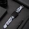Elegani Alligator-Embossed Leather Band Compatible with Apple Watch 45mm, Gray, Black Buckle LAT5-GRY-BLK-45 - alternate 2