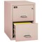 Fireking 2 Drawer, 2 Hr Fire & Impact Rated, Vertical, 32" depth Legal Champagne 2-2130-2CH - alternate 2