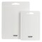 Martha Stewart Everyday Fayer 2 Piece Polypropylene 16in and 12in Cutting Board Set in White 138332.02 - alternate 1