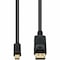 Add-On AddOn 3ft (1m) Mini-DisplayPort Male to DisplayPort Male Black Adapter Cable MINIDP2DPMM3 - alternate 1