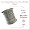 Laureola Industries 3/32 in.-3/16 in. Vinyl Coated Clear Galvanized Cable 7x7 Strand Wire Rope, 100 ft ZAG332316-77-GPC-100 - alternate 1