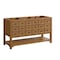 James Martin Vanities Malibu 60" Single Vanity, Amber Birch, w/ 3 CM Phantome Eclos Top 505-V60S-AMB-3PHT - alternate 4