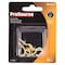Prosource Cup Hook, 5/16 in Opening, 3 mm Thread, 1-1/8 in L, Brass, Brass LR-383-PS - alternate 3