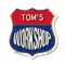 Signmission Tom's Workshop, 6 Inch X 6 Inch, Plastic Sign SHI-P-6-489-TOM - alternate 1