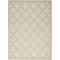 Homeroots 4' X 6' Cream And Beige Trellis Indoor Outdoor Area Rug 545554 - alternate 1