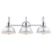 Jonathan Y Frisco 26.5" 3-Light Farmhouse Industrial Iron Shade Vanity, Chrome JYL7483A - alternate 4