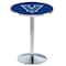 Holland Bar Stool Co 36" Chrome Villanova Pub Table, 36" dia. Top L214C3636Vilnva - alternate 1