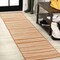 Jonathan Y Castara Wavy Stripe Modern Orange/Cream 2 ft. x 8 ft. Indoor/Outdoor Runner Rug SMB205B-28 - alternate 1