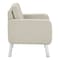 Office Star Armchair, Beige Seat, Beige Back, 26 in W 26 3/4 in L 33 1/2 in H, Polyurethane Seat SL5601-PD28 - alternate 3