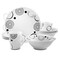 Gibson Home Modern Times 12 Piece Dinnerware Set 94842.12-18 - alternate 1